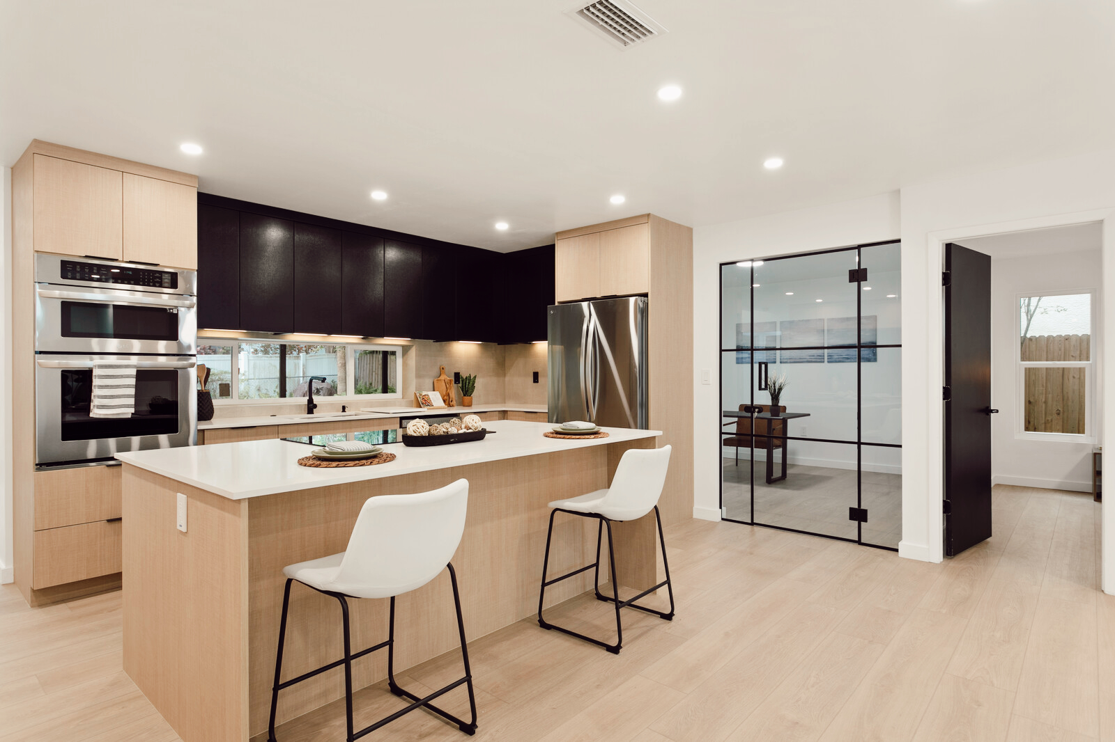 Modern kitchen background